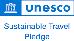 Zertifikat für die Teilnahme am UNESCO-Programm für nachhaltiges Reisen